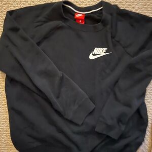 Nike Black Crew Neck Sweatshirt